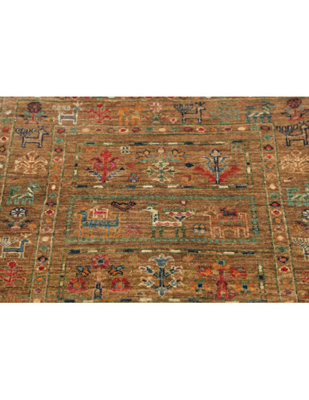 Tappeto Rubin Pakistan 72x187 Marrone Terra Ver