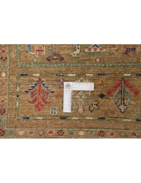 Tappeto Rubin Pakistan 72x187 Marrone Terra Ver