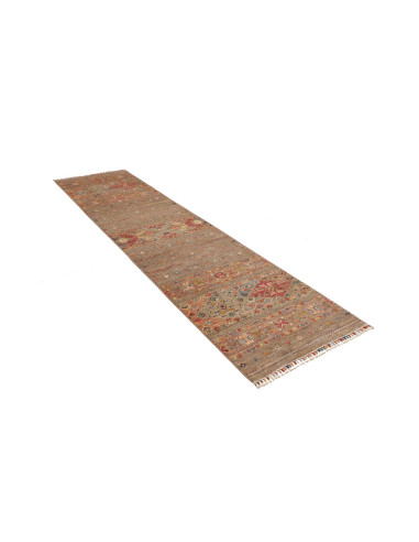 Tappeto Rubin Pakistan 77x296 Marrone Taupe Ros