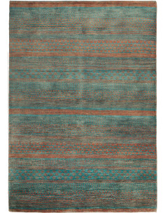 Tappeto Royal Gabbeh Pakistan 156x221 Petrolio