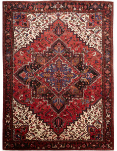 Gorawan 250x340 Cm Gorawan, Persia, Lana Cardata A Mano,