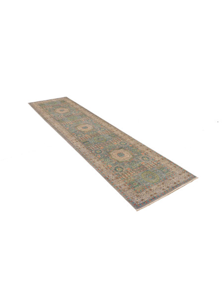Rug Mamlouk Pakistan 79x299 Blue Beige