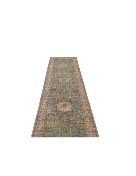 Rug Mamlouk Pakistan 79x299 Blue Beige