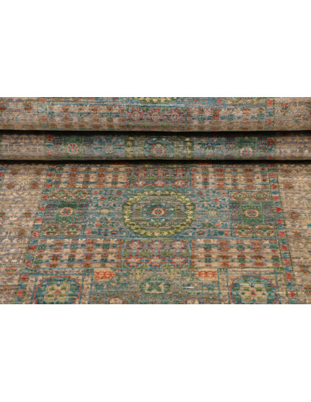 Rug Mamlouk Pakistan 79x299 Blue Beige