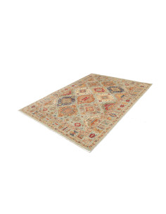 Tappeto Tribal Pakistan 169x224 Verde Acqua Ter 2