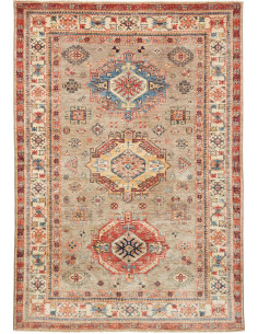 Rug Kazak Fine Pakistan 162x235 Beige Taupe