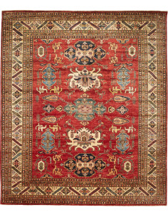 Tappeto Kazak Fine Pakistan 255x300 Rosso Terra