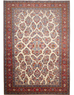 Sarough 243x350 Cm Sarough, Persia, Lana Cardata A Mano,