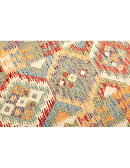 Tappeto Kilim Afghanistan marrone 103x154