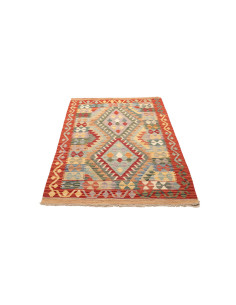 Tappeto Kilim Afghanistan marrone grigio 104x150 2