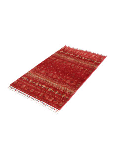 Rug Siva Pakistan 77x124 Brick Red Beige Dark B 2
