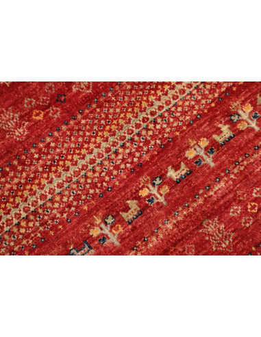 Rug Siva Pakistan 77x124 Brick Red Beige Dark B