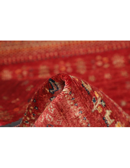 Rug Siva Pakistan 77x124 Brick Red Beige Dark B
