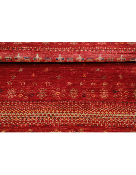 Rug Siva Pakistan 77x124 Brick Red Beige Dark B