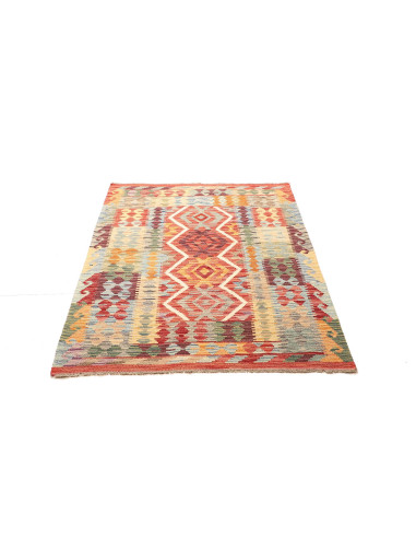 Rug Kilim Afghanistan maroon 104x153