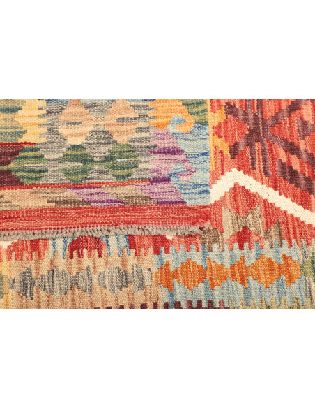 Rug Kilim Afghanistan maroon 104x153