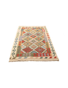 Rug Kilim Afghanistan maroon orange 102x154 2