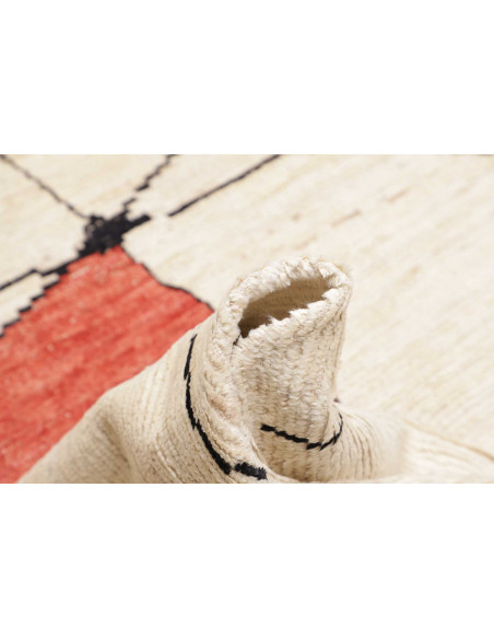 Rug Berber Pakistan 279x366 Cream Whi