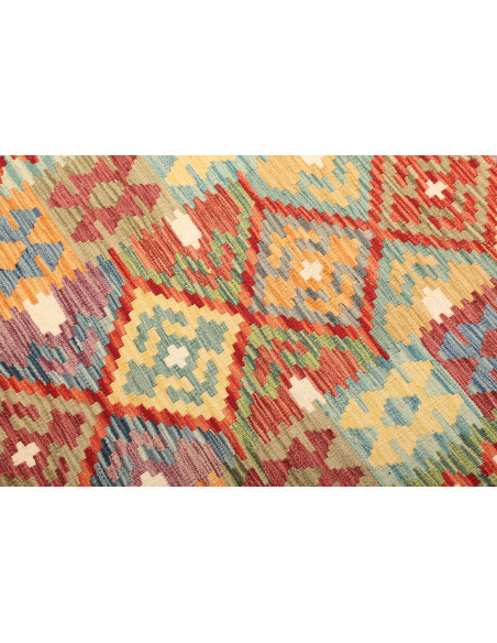 Rug Kilim Afghanistan maroon 105x151