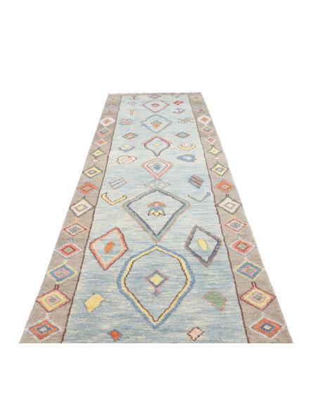 Tappeto Berbero Pakistan 126x376 Azzur