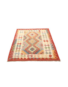 Rug Kilim Afghanistan yellow orange 103x150 2