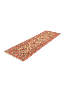 Rug Kazak Fine Pakistan 76x244 Beige Red Navy B 2