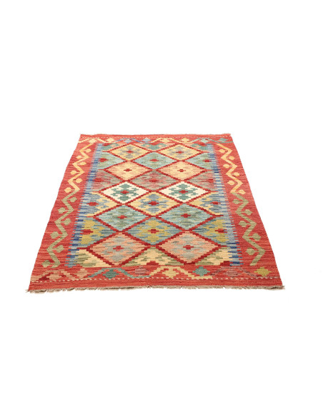 Tappeto Kilim Afghanistan marrone 102x146