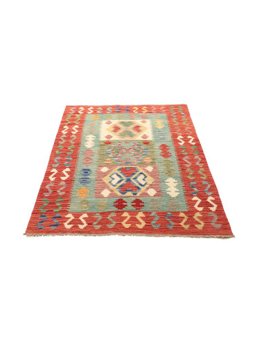 Rug Kilim Afghanistan maroon 99x148