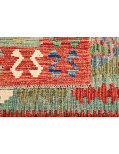Rug Kilim Afghanistan maroon 99x148