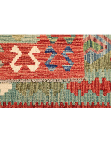 Rug Kilim Afghanistan maroon 99x148