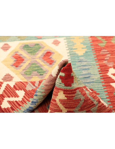 Tappeto Kilim Afghanistan marrone 99x148