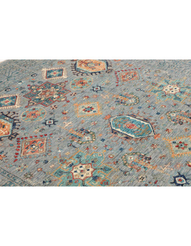 Rug Tribal Pakistan 195x241 Grey Blue Terracott