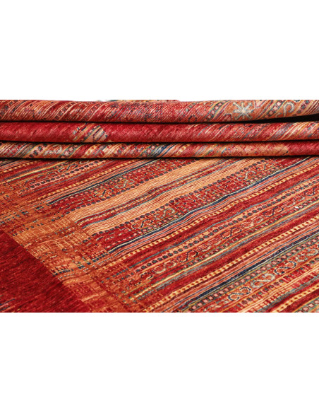 Rug Siva Pakistan 235x296 Terracotta Red Beige