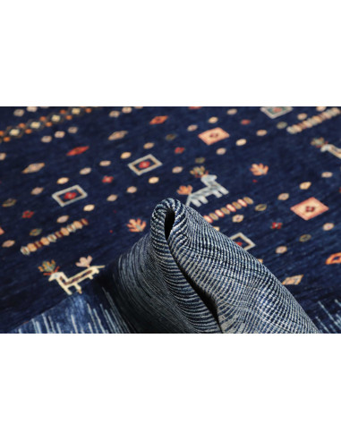 Tappeto Siva Pakistan 248x305 Blu Notte Azzurro