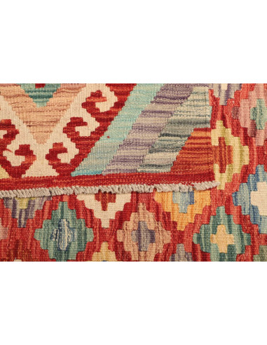 Tappeto Kilim Afghanistan marrone arancione 174x241