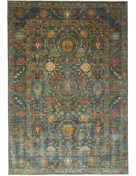 Rug Shahi Fine Pakistan 202x295 Petrol Blue Tea