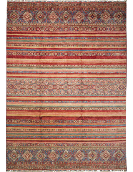 Rug Samarkand Pakistan 249x351 Red Blue