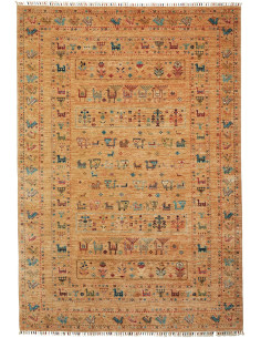 Hand Made Rug Rubin Pakistan 171x244 Orange Mul