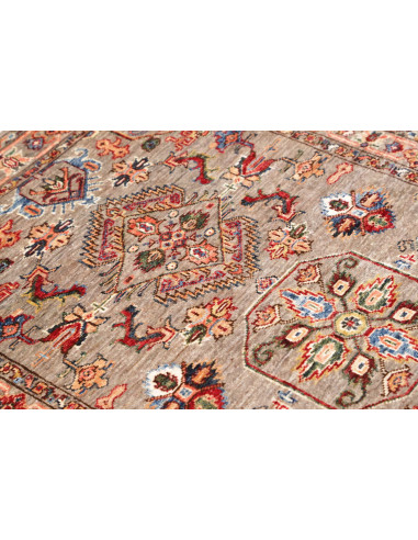 Rug Kazak Fine Pakistan 90x151 Muted Grey Beige