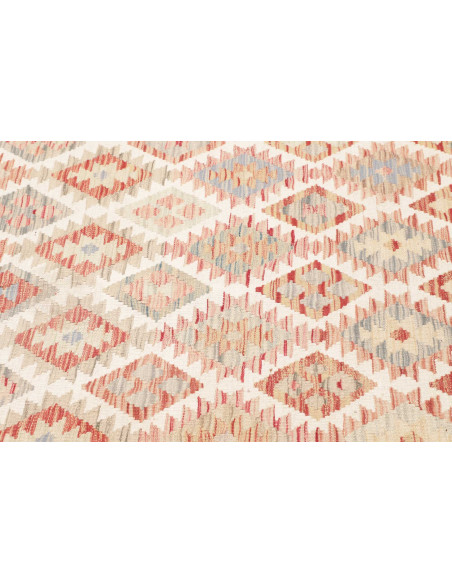 Tappeto Kilim Afghanistan 161x202 Crema Beige T