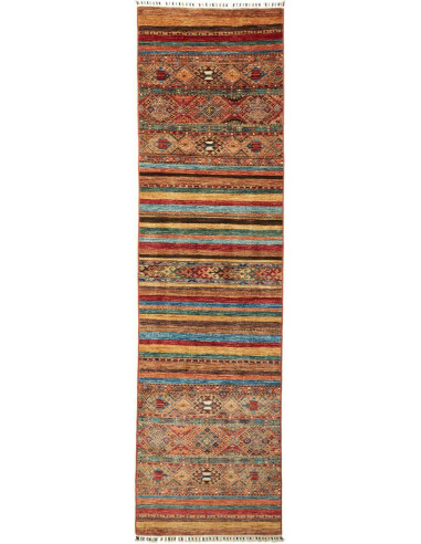 Tappeto Samarkand Pakistan 80x298 Rosso Terraco