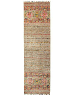 Tappeto Rubin Pakistan 81x289 Grigio-beige Terr