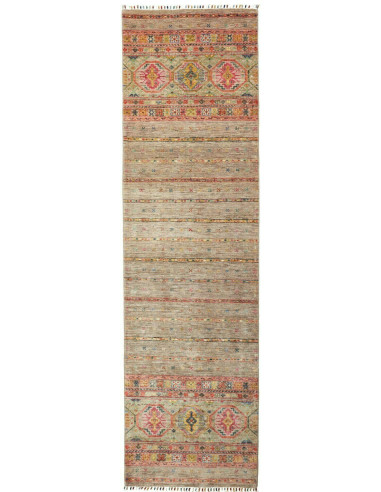Tappeto Rubin Pakistan 81x289 Grigio-beige Terr