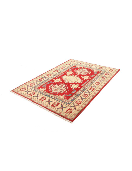 Rug Kazak Pakistan yellow red 130x181