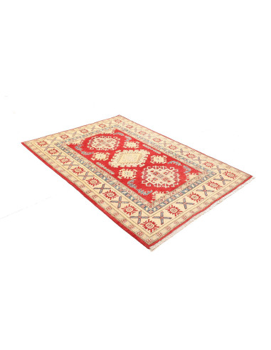 Rug Kazak Pakistan yellow red 130x181