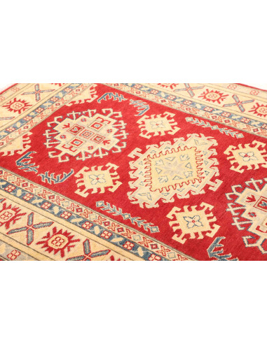 Rug Kazak Pakistan yellow red 130x181