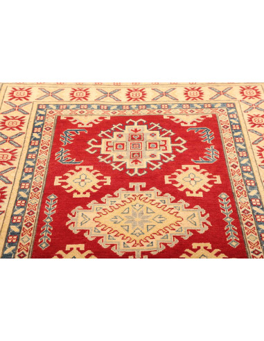 Rug Kazak Pakistan yellow red 130x181