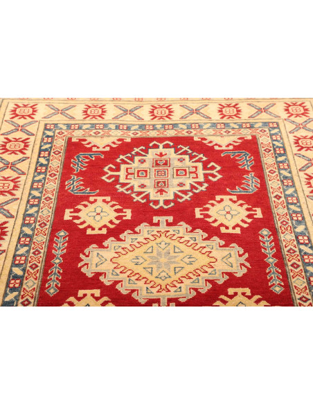 Rug Kazak Pakistan yellow red 130x181