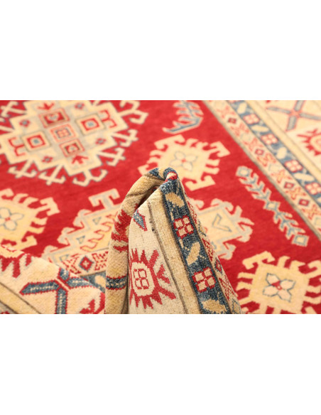 Rug Kazak Pakistan yellow red 130x181