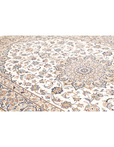 Tappeto Kashan Persia 200x313 Crema Blu Beige M